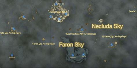 totk faron sky|totk faron sky locations.